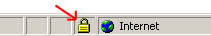 SSL in status bar